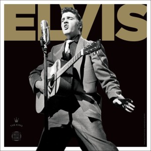 This CD cover image released by the United States Postal Service shows, "Elvis Forever," an Elvis Presley greatest hits CD to go along with a new commemorative stamp available on Aug. 12. (USPS via AP)