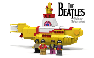 Yellow Submarine i Lego 5