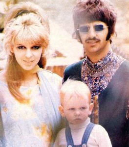 Ringo med hans første kone Maureen og sønnen Zak