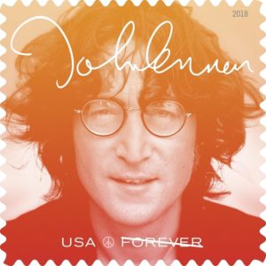 John Lennon, Forever stamp, U.S.A., 2018