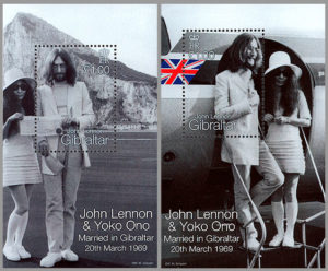 John Lennon frimærke, Gibraltar, 1999